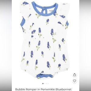 Kyte Bubble Romper in blue bonnet, size 18-24 months, never opened!